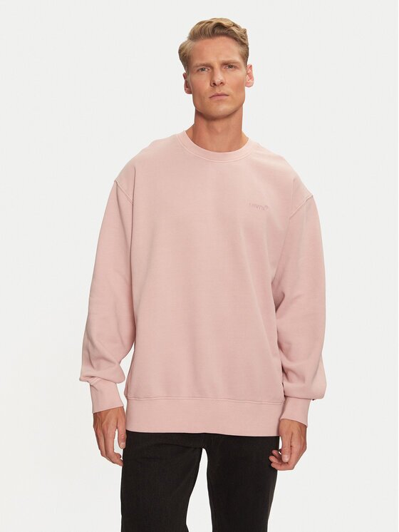 Levi's Суитшърт Authentic A9244-0018 Розов Relaxed Fit