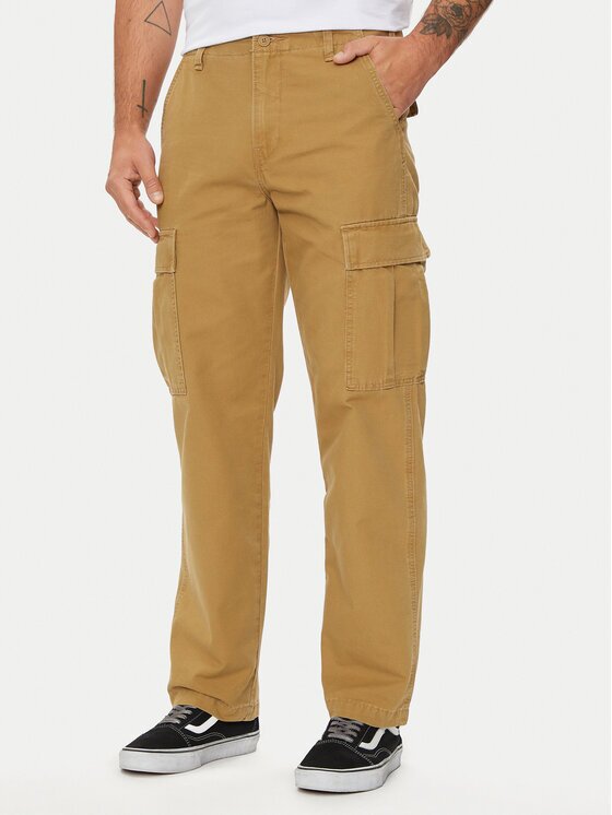 Levi's Текстилни панталони XX Cargo A7364-0001 Бежов Straight Fit