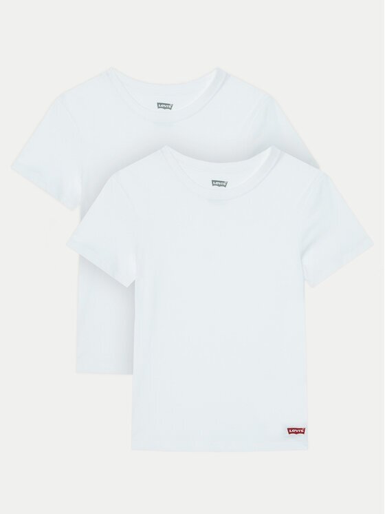 Levi's Тишърт 9L0044-001 Бял Regular Fit