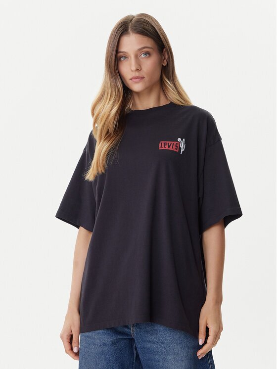 Levi's Тишърт Graphic 000G4-0020 Черен Relaxed Fit