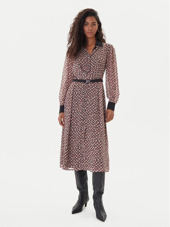 Liu Jo Ежедневна рокля MF5066 TS116 Regular Fit