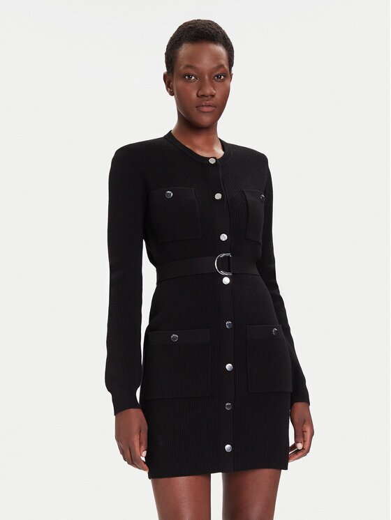 Liu Jo Плетена рокля MF5371 MS99E Slim Fit