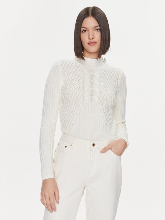 Liu Jo Пуловер MF3223 MA95M Екрю Slim Fit