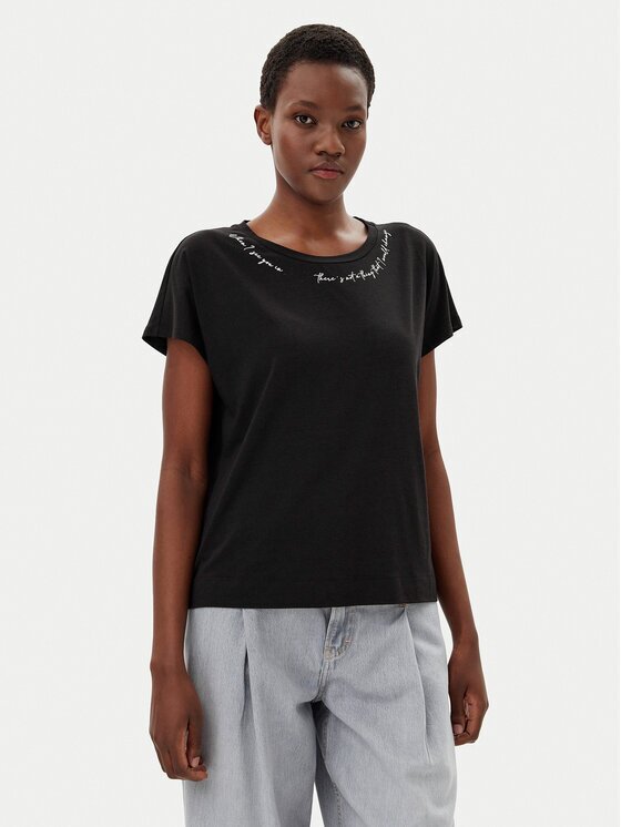 Liu Jo Sport Тишърт TA5268 JS005 Екрю Regular Fit