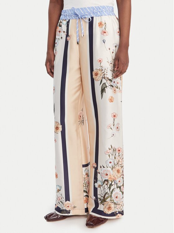 Liu Jo Текстилни панталони WA6358 T2555 Relaxed Fit