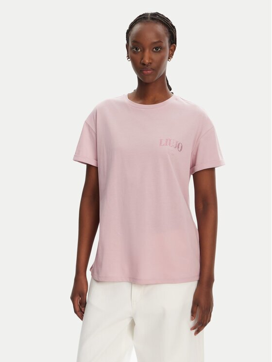 Liu Jo Тишърт WA5144 JS923 M9621 Розов Regular Fit