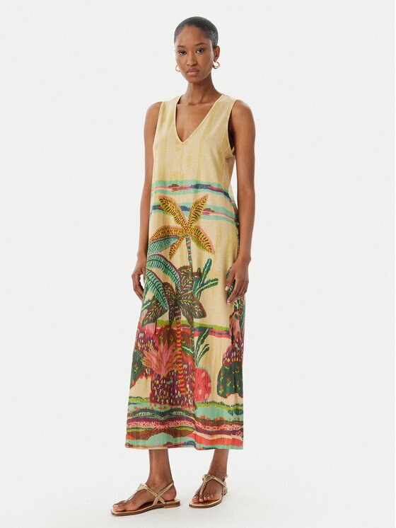 Lola casademunt Лятна рокля LS2616038 Regular Fit