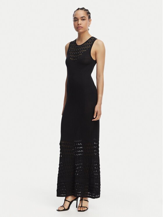 Lola casademunt Плетена рокля MS2616001 Slim Fit