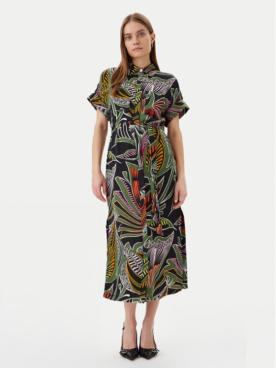 Lola casademunt Рокля тип риза LS2516059 Relaxed Fit
