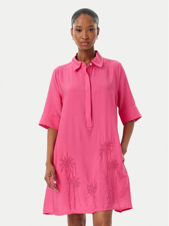 Lola casademunt Рокля тип риза LS2616034 Relaxed Fit