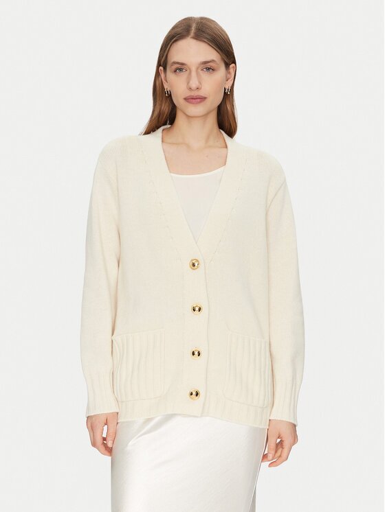 Luisa Spagnoli Кардиган Canolo 58505 Екрю Regular Fit
