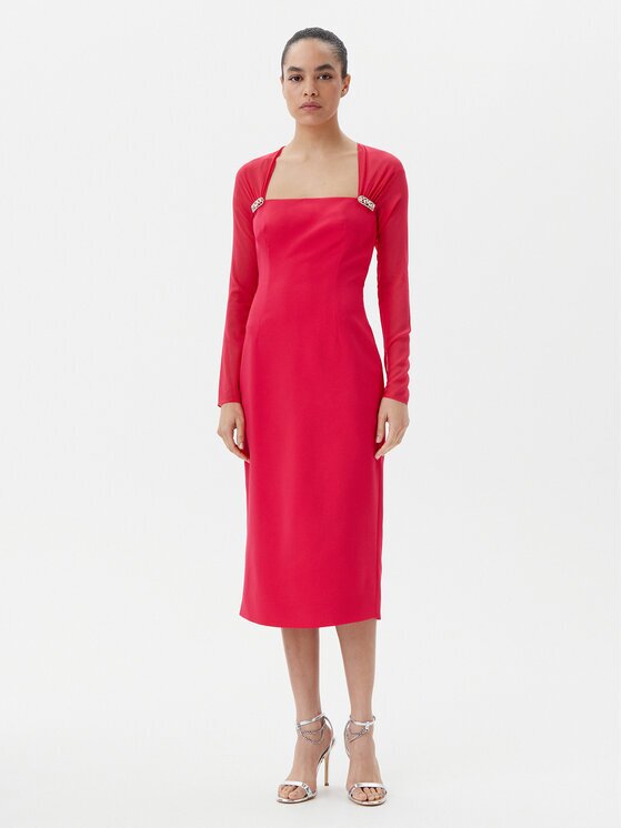 Luisa Spagnoli Коктейлна рокля Protocollo 541709 Regular Fit