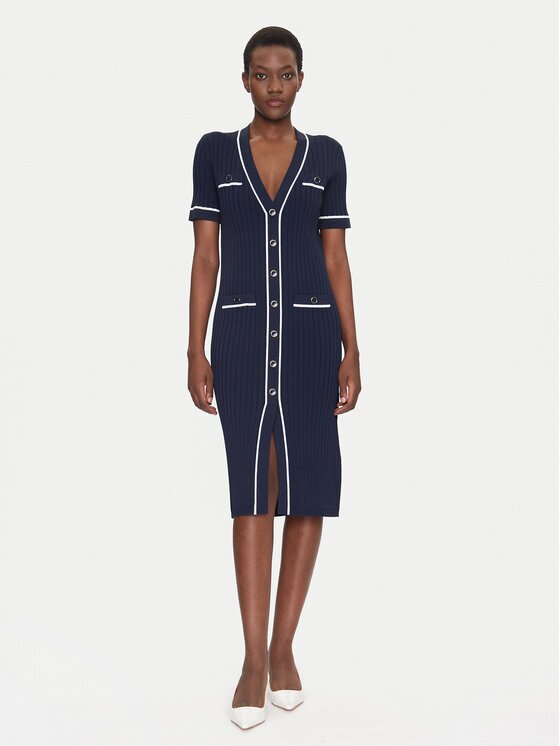 Luisa Spagnoli Плетена рокля Candelotto 100004 Slim Fit