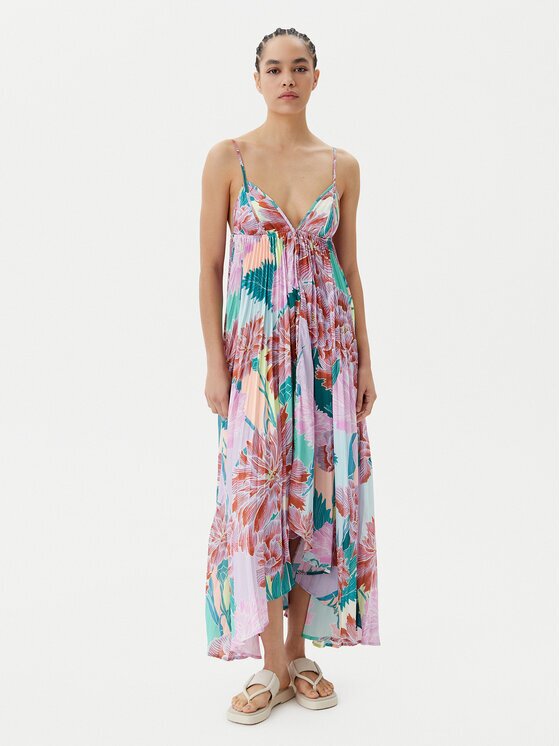 Maaji Лятна рокля Japanese Eden Parrot PT2575CLD001 Regular Fit