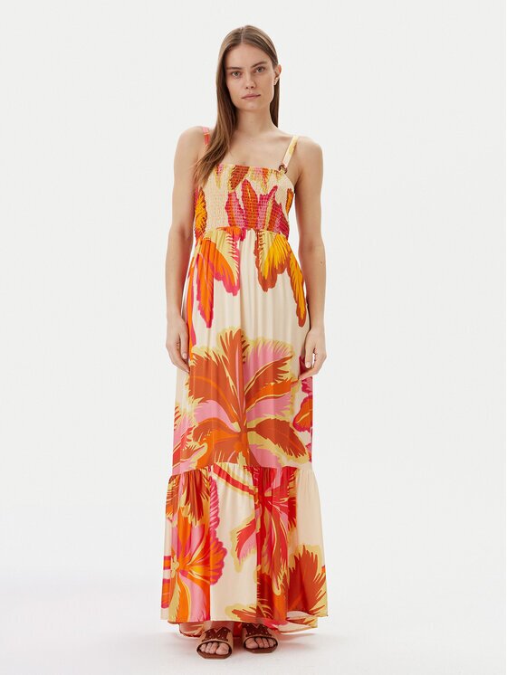 Maaji Лятна рокля Jungle Palm Lavinia PT2707CLD001 Оранжев Regular Fit