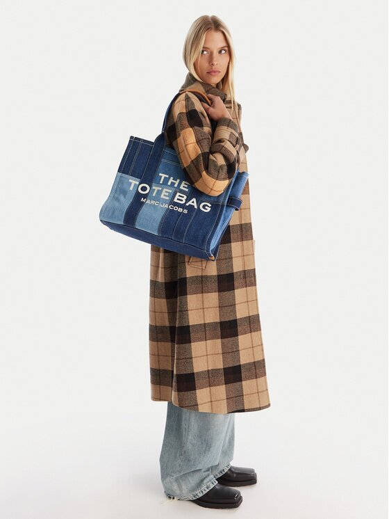 Marc Jacobs Дамска чанта The Denim Large Tote Bag H018M06FA21