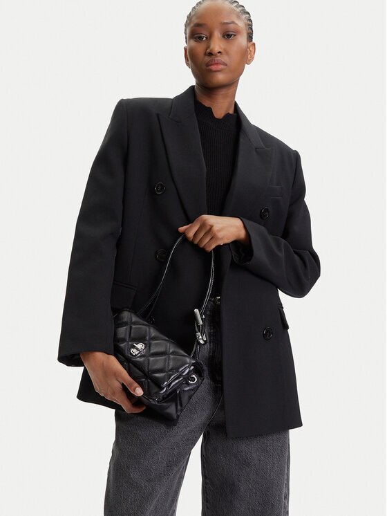 Marc Jacobs Дамска чанта The Quilted Mini Dual Shoulder Bag 2S5HSH023H02 Черен