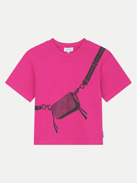 Marc Jacobs Тишърт W60388 D Розов Regular Fit