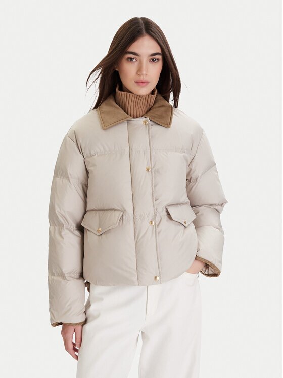 Marc O'Polo Пухено яке 509 1119 70099 Екрю Regular Fit