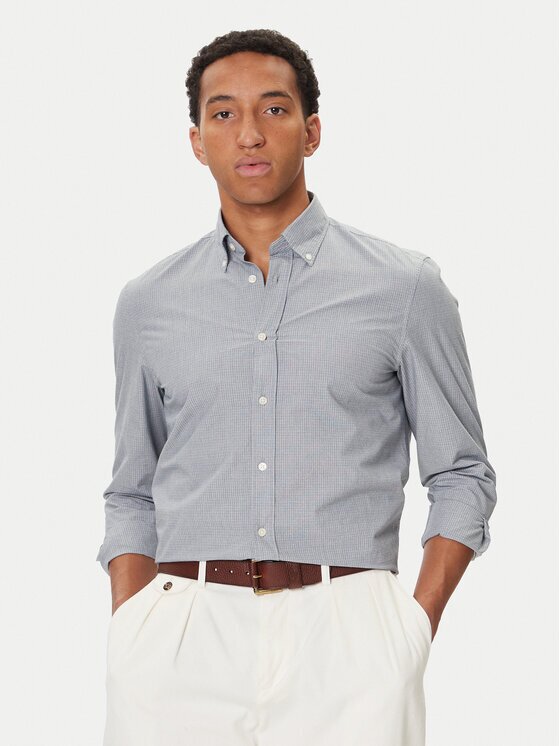 Marc O'Polo Риза M28 7302 42172 Светлосиньо Regular Fit