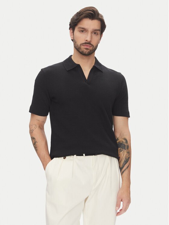 Marc O'Polo Тениска с яка и копчета 524 3021 53176 Regular Fit