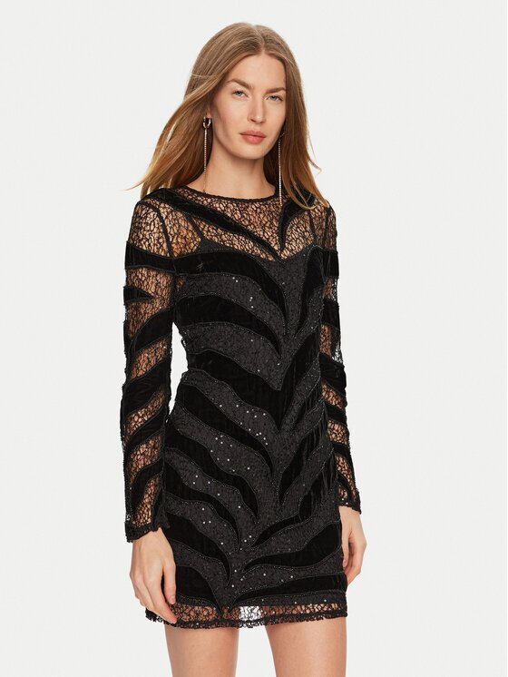 Marciano Guess Коктейлна рокля 4BGK93 6279A Regular Fit