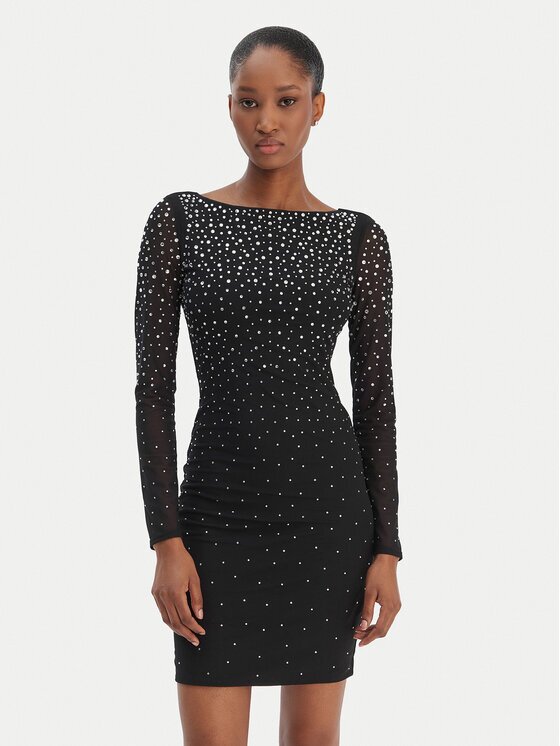 Marciano Guess Коктейлна рокля 6RGK02 6218A Slim Fit