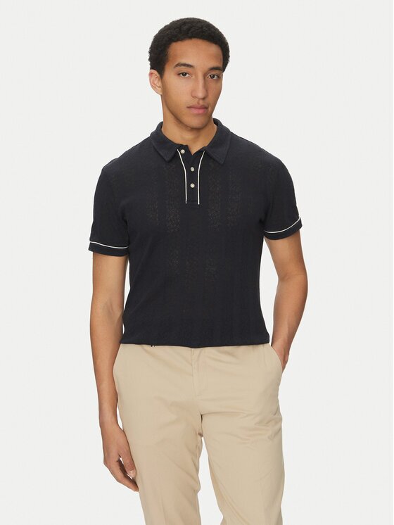 Marciano Guess Тениска с яка и копчета 5GHP07 6321A Regular Fit