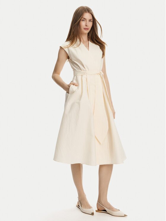 Marella Ежедневна рокля Ossola 2513221172 Екрю Regular Fit