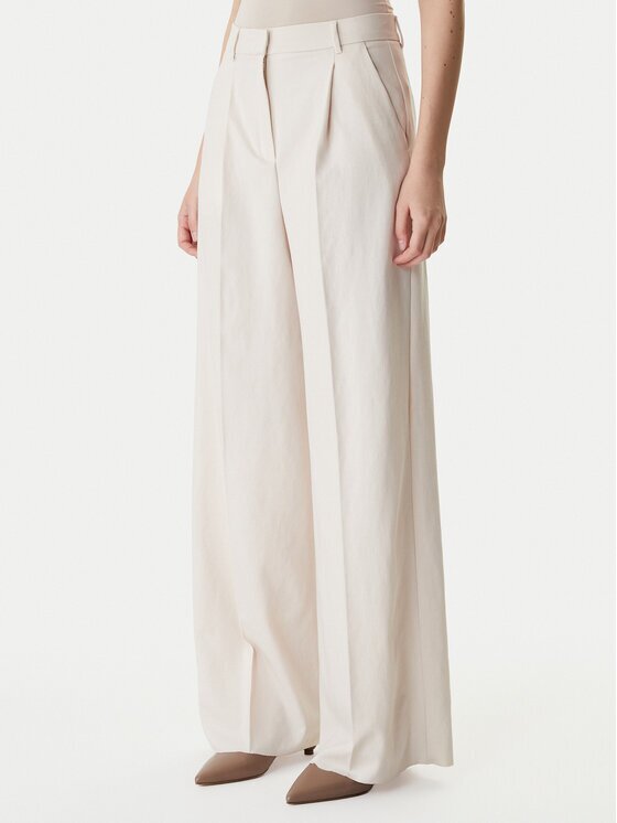 Marella Панталони тип палацо Slogan2 2615131311 Wide Leg