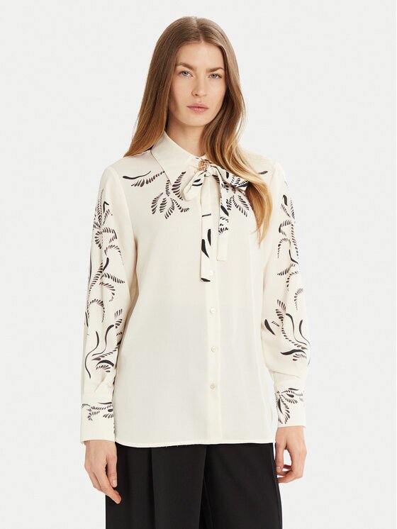 Marella Риза Yacht 2513111043 Екрю Relaxed Fit
