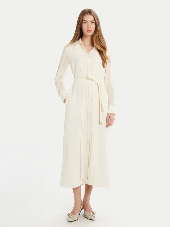 Marella Рокля тип риза Iorgo 2513221073 Екрю Regular Fit