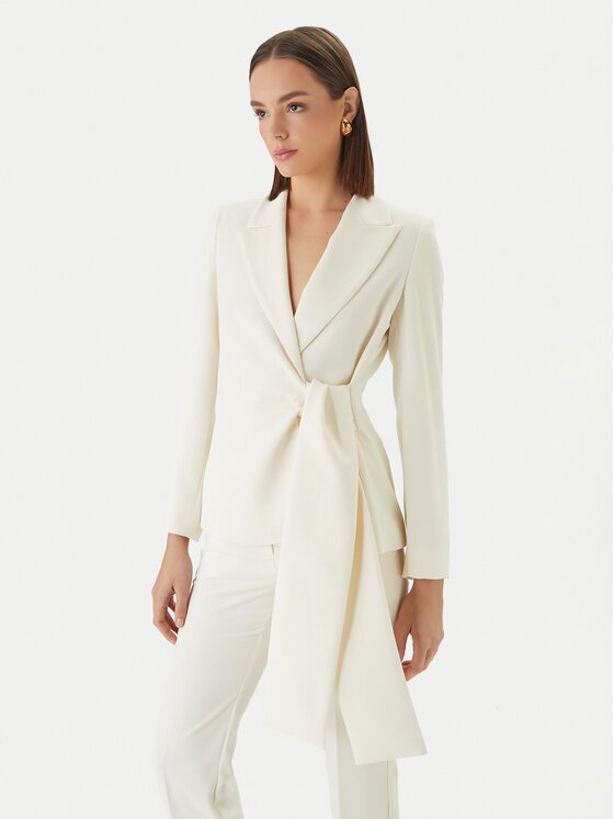 Marella Сако Meandro 2613041053 Екрю Slim Fit