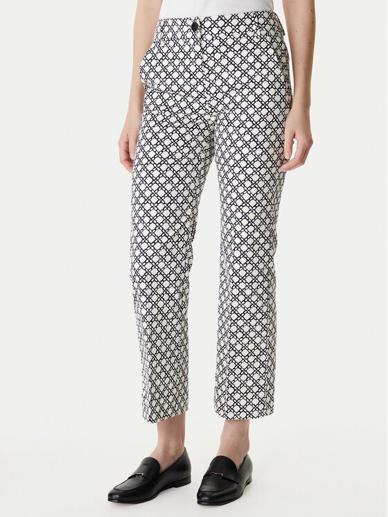 Marella Текстилни панталони Classi 2615131201 Черен Slim Fit