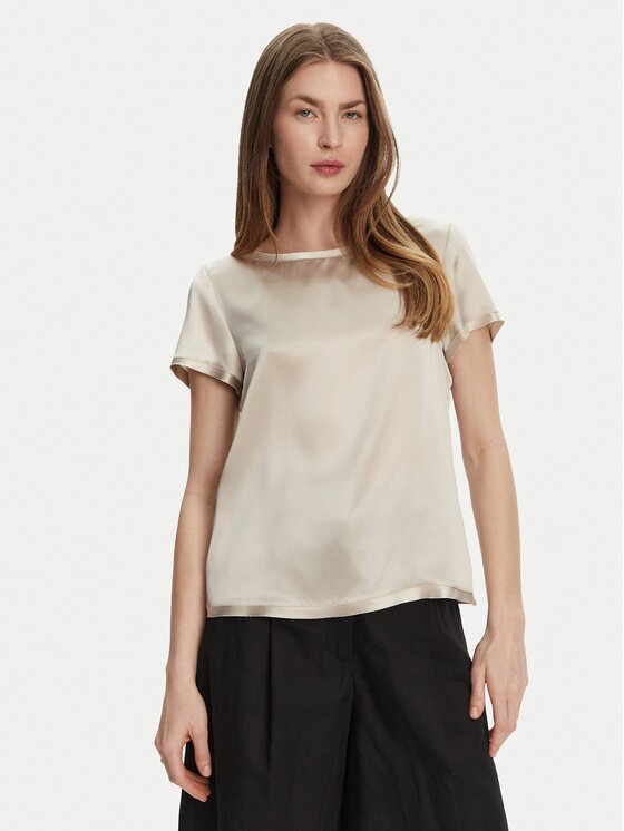 MAX&Co. Блуза 2516111063200 Бежов Regular Fit