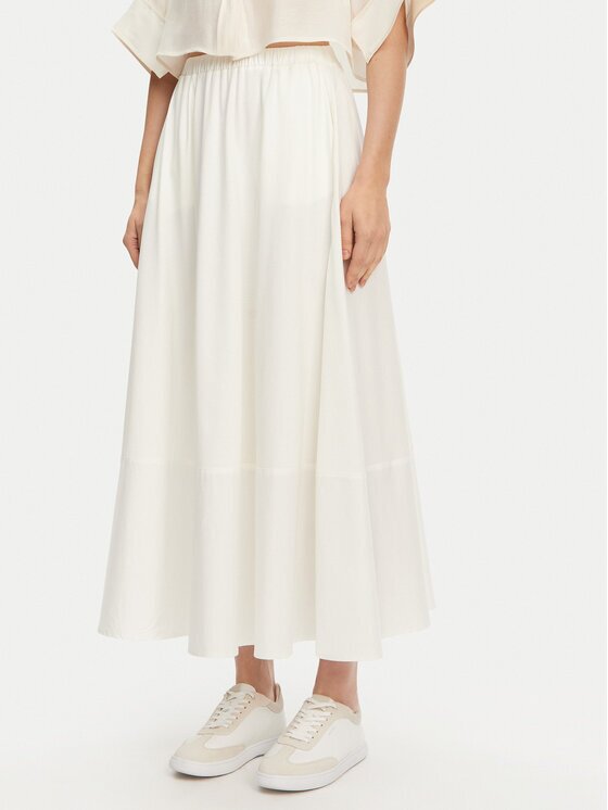 Max Mara Leisure Пола тип трапец Roal 2516771028 Бял Regular Fit