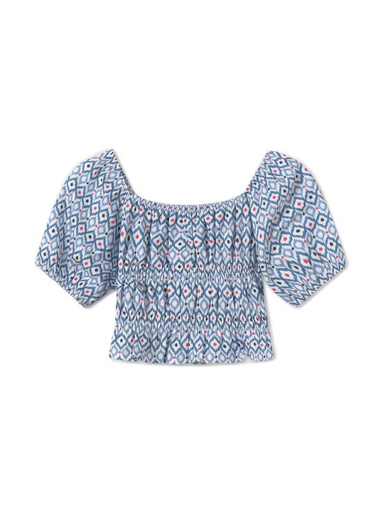 Mayoral Блуза 6025 Син Regular Fit