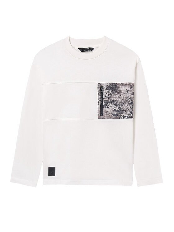 Mayoral Блуза 7009 Бял Regular Fit