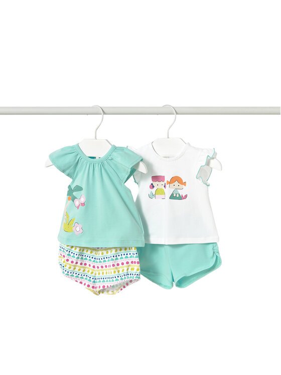 Mayoral Детски комплект 1671 Зелен Regular Fit