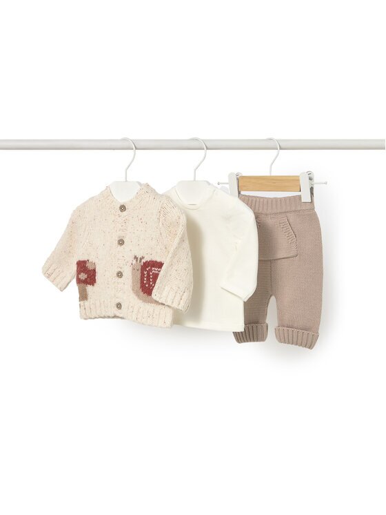 Mayoral Детски комплект 2571 Екрю Regular Fit