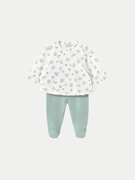 Mayoral Комплект блуза и ританки 1588 Зелен Regular Fit