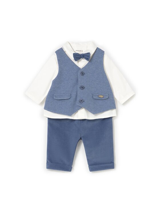 Mayoral Комплект риза и платнени панталони 2581 Regular Fit