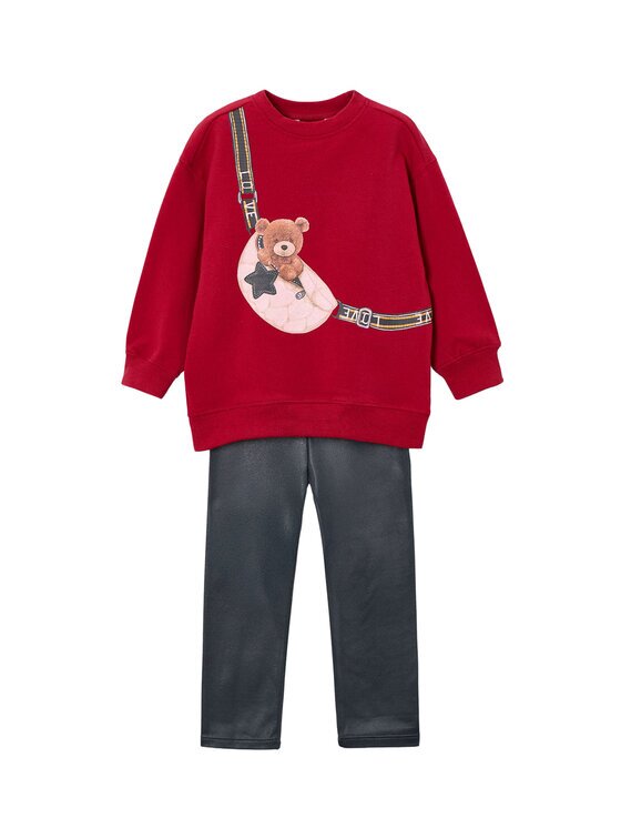 Mayoral Комплект суитшърт и клин 4727 Цветен Regular Fit