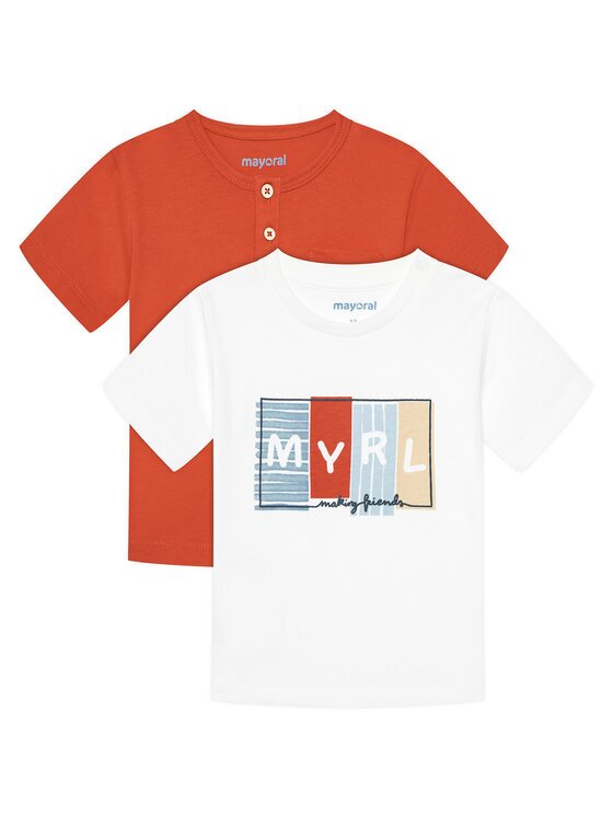 Mayoral Комплект тениски 1060 Цветен Regular Fit