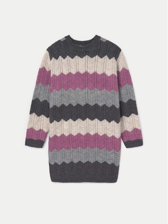 Mayoral Плетена рокля 7984 Regular Fit