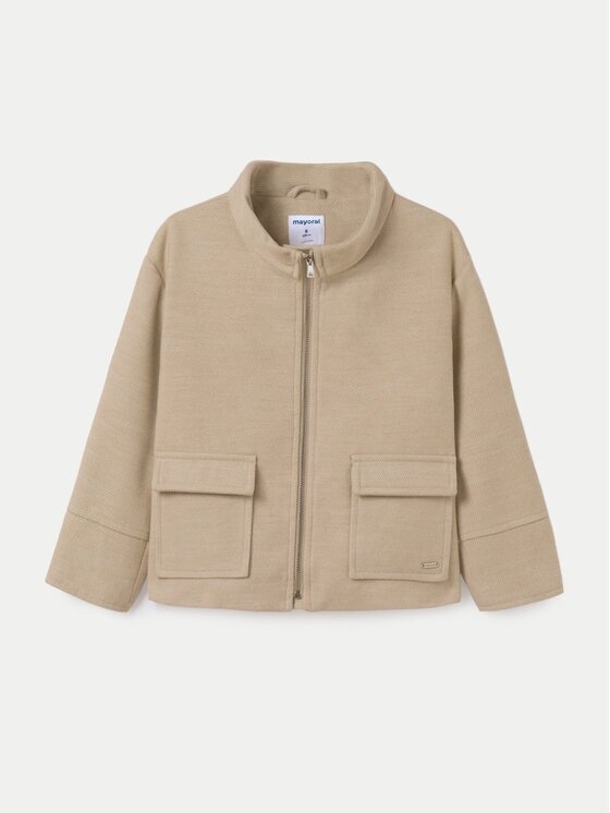 Mayoral Преходно яке 7477 Бежов Regular Fit