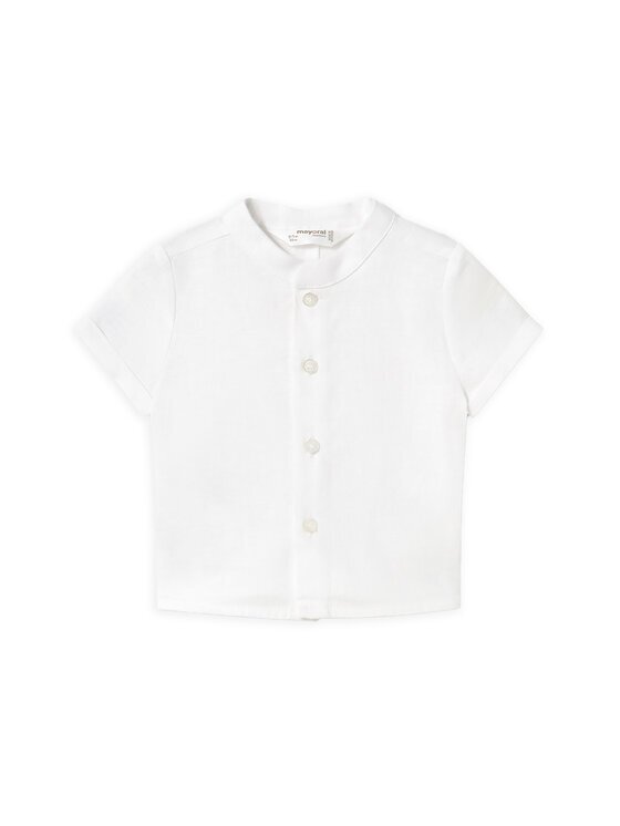 Mayoral Риза 1101 Бял Regular Fit