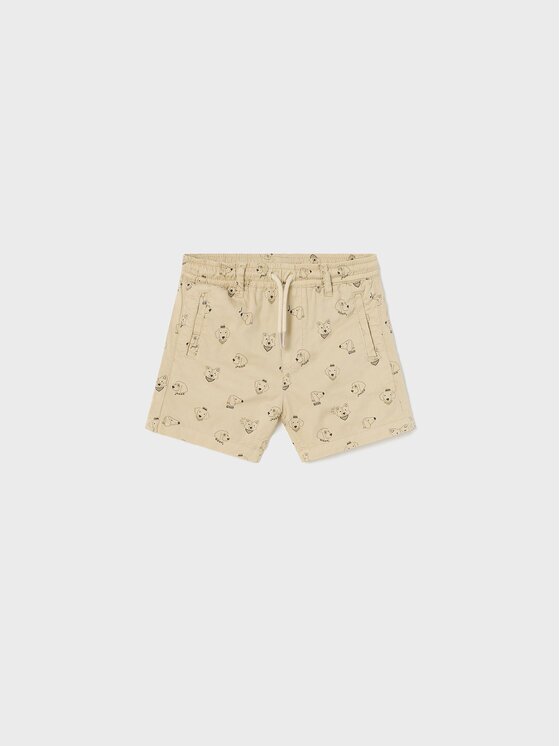 Mayoral Шорти от плат 1286 Бежов Regular Fit