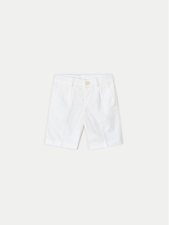 Mayoral Шорти от плат 3217 Бял Regular Fit