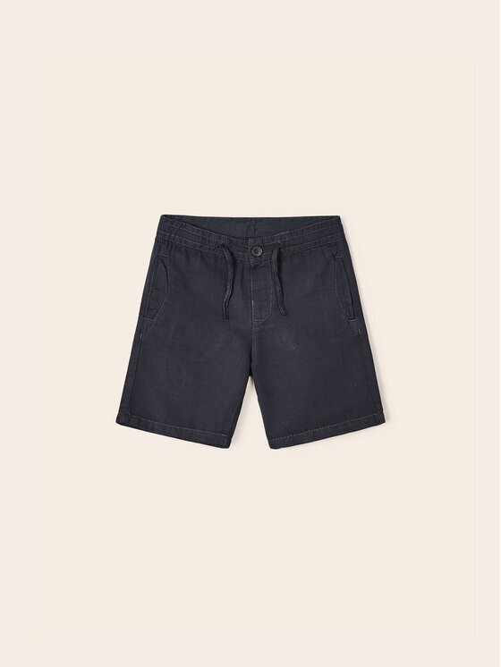 Mayoral Шорти от плат 3221 Черен Regular Fit